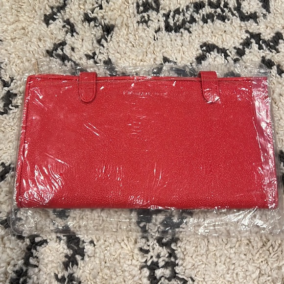 Kendra Scott red pebbled jet set jewelry organizer - Picture 5 of 5